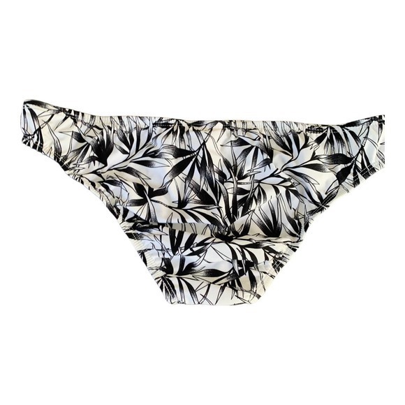 Next NWT‎ Black and White Floral bikini Bottom Sz XL - Picture 1 of 4